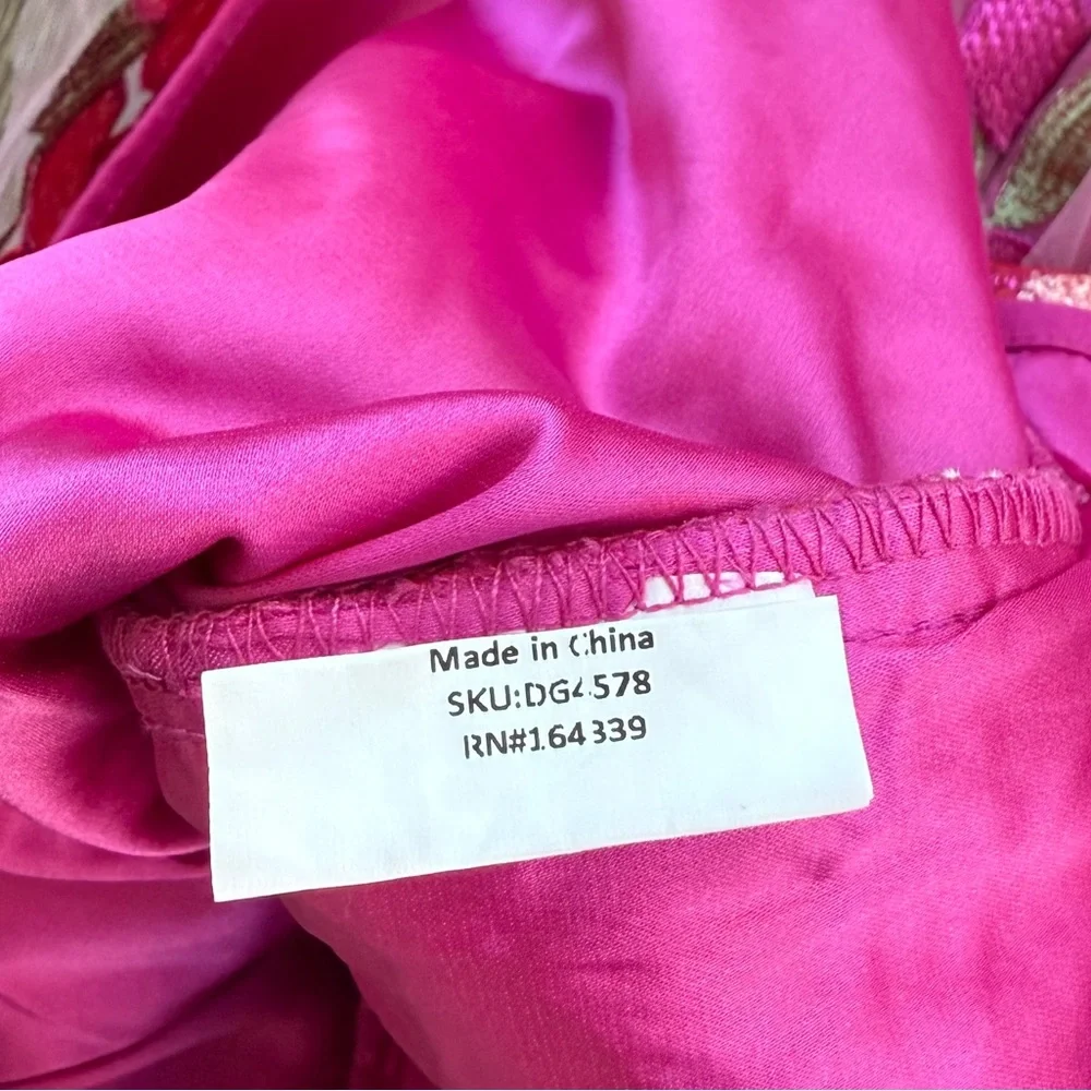 PETAL + PUP ‘Butterfields Strapless Mini Dress’ in Hot Pink - Picture 10 of 10